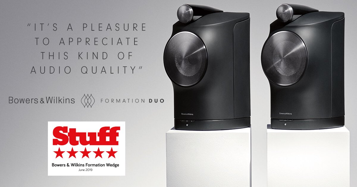 Formation DUO speakers, the new multi-room audio system by Bowers &amp; Wilkins. These are some of the best speakers on the market and you can hear them for yourself in store! They will blow you away! ⁦<a href="/LasylAV/">Lasyl Audio Visual</a>⁩ ⁦<a href="/EastSheenVlg/">East Sheen Village</a>⁩
