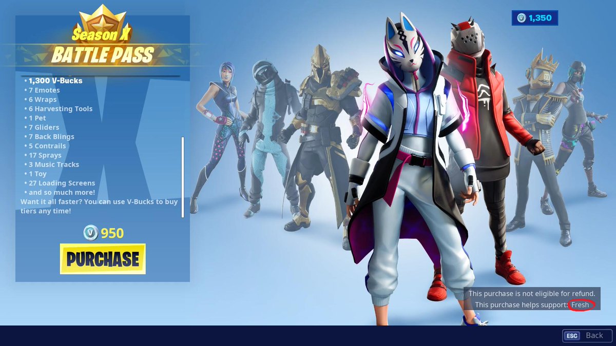 UniverseDreams4's tweet image. I use CODE: FRESH 🥒💚 @mrfreshasian #CodeFresh #Fortnite #SeasonX #FortniteSeason10