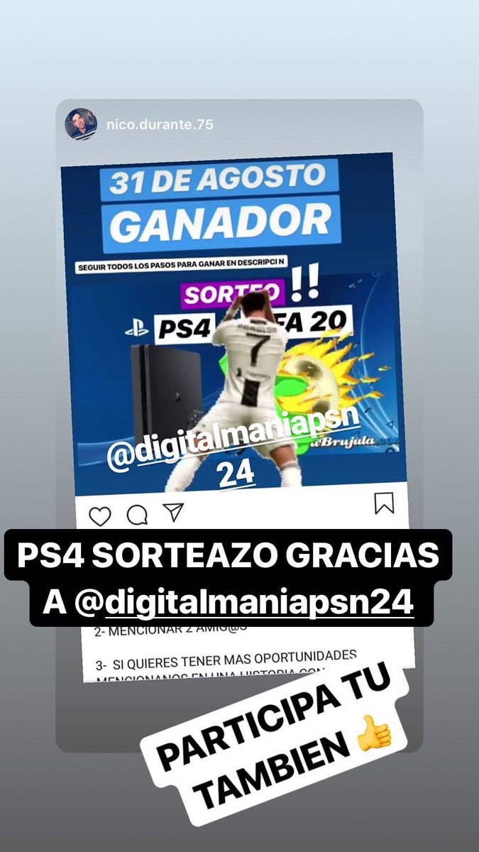ShopDigitalPS4's tweet photo. Varios participantes https://t.co/QByziHYPzj