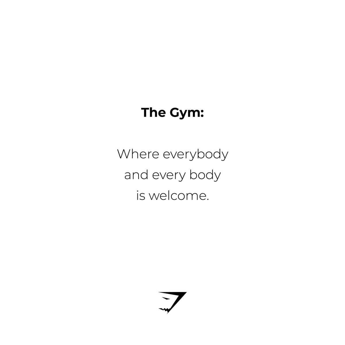Gymshark's tweet photo. Keep this in mind 💭 https://t.co/rcj8EXqDMc