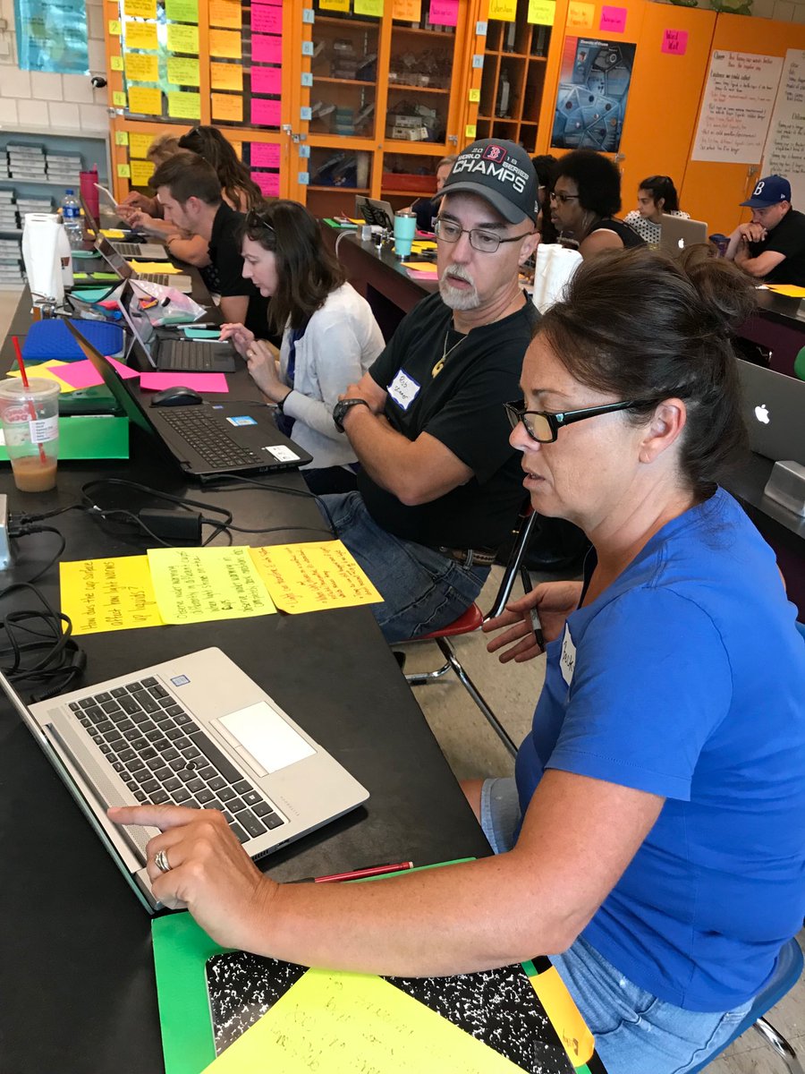 utdcTRamirez's tweet photo. Fabulous group of MA Science Educators working to build a storyline for figuring out how containers keep substances from warming up or cooling down! ⁦@OpenSciEd⁩ ⁦@mnovakccl⁩ ⁦@abeslo⁩ ⁦@BSCSorg⁩ ⁦@utdanacenter⁩ ⁦@clandelstem⁩ https://t.co/BZH6vuyx3A