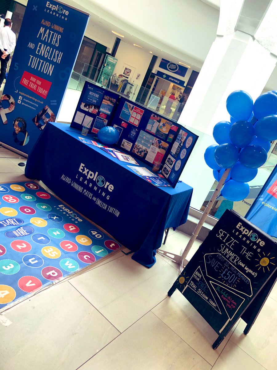 Happy 1st of August everyone!! Pop into the <a href="/HarpurCentre/">Harpur Centre</a> to talk to Sophie and Jennie about supporting your child’s learning over the summer break! (Also- Don’t forget to collect your balloon from us!) <a href="/LoveBedford/">Love Bedford</a> <a href="/bedfordmarkets1/">Bedford Markets</a> <a href="/exploretutors/">Explore Learning</a> 🌎