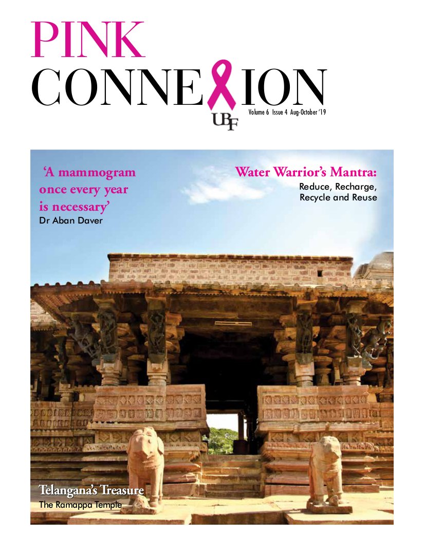 lakshmiprabhala's tweet photo. In this issue of #PinkConnexion do read about fascinating achievements made possible by chief architect #Ramappa, 800 years ago. #FloatingBricks, highly polished #sculptures to name  a few. This year India's sole nomination to UNESCO's Heritage Site - #RamappaTemple @ratnashekar https://t.co/w8sFMJtrlK