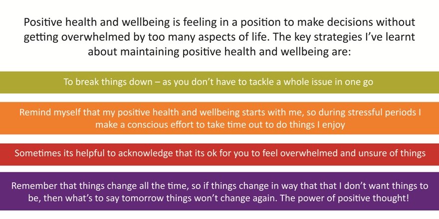 Last Wednesday, the FJYPB were discussing mental health and wellbeing of young people involved in family court proceedings at the #VOTC2019. Here are some of their tips to help maintain postivite health and wellbeing.