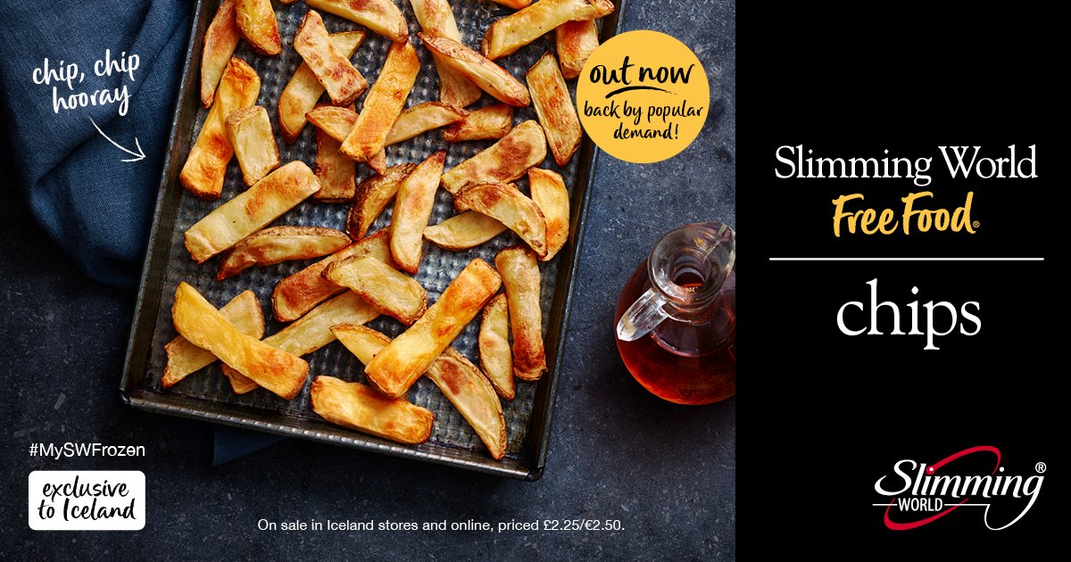 SlimmingWorld's tweet image. Ready for some spud news 🥔? We’re welcoming #SlimmingWorld chips back to our #MySWFrozen range @IcelandFoods – they’re perfect for those times you’re too busy to chop, peel, and parboil a tasty on-plan side! 🍟