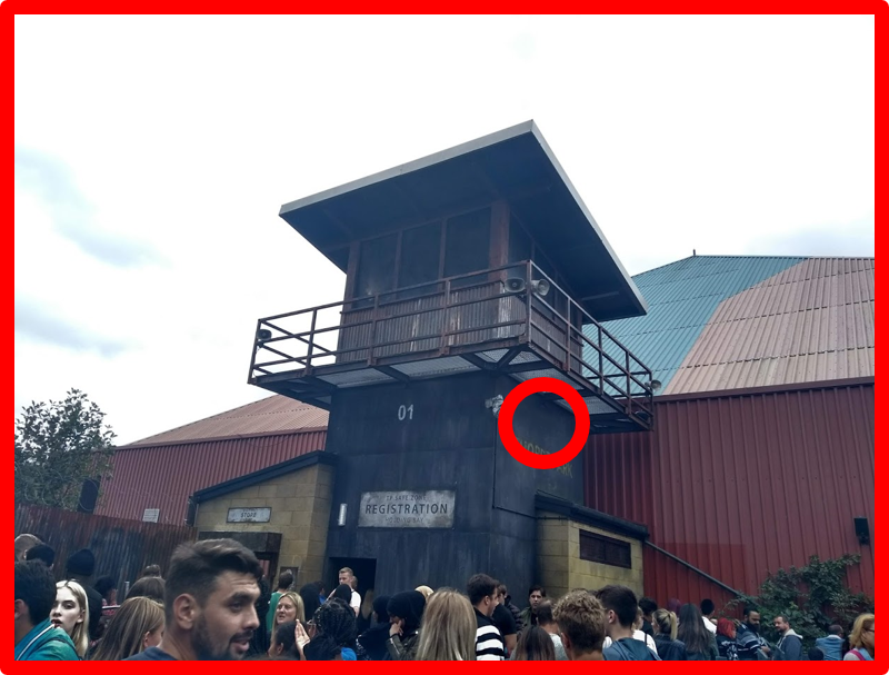 The answer to the question was the missing number on the side of the watchtower!

Well done if you noticed!