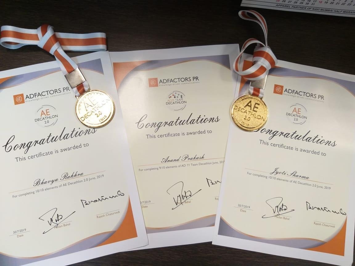 AnandPRA's tweet photo. Thanks @AdfactorsPR. @BahalMadan - plz keep us guiding, inspiring and supporting in achieving new heights. Extremely proud and lucky to have champions in the team @bhavyarakhra @ijyotisharma @sahirseth1 @tappie30 @AnkitaBhakat6 n others. A lot to learn from you @samir_kapur https://t.co/dHdfuVy2BH
