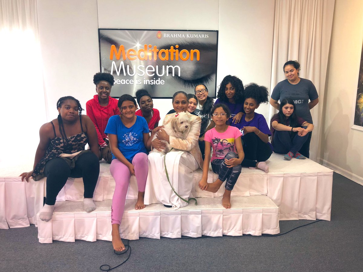 meditmuseum's tweet image. Loved being w/ the #CommunityBridge young #women-we #meditated #sang #danced #sharedwisdom learned #lifeskills &amp;amp; more. This space is truly a blessing. Let’s keep empowering our young women @brahmakumarisHQ @BrahmaKumaris @SilverSpringCtr @ShopTysons @MontVillageMD @RepRaskin