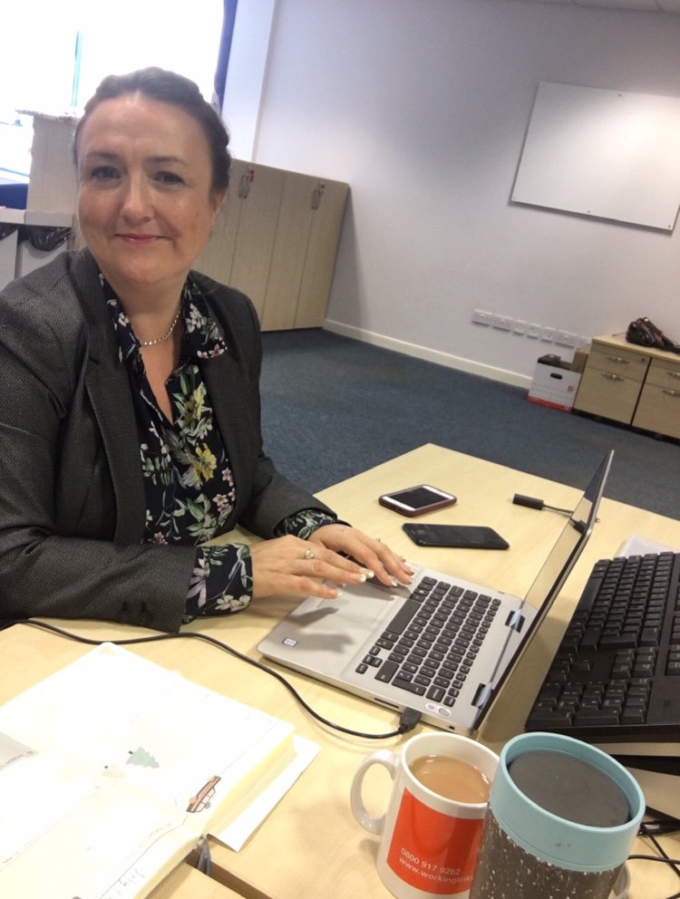 Claire our Employer Services Consultant is in the #Kilmarnock office today. She's available for advice for both employers and job seekers on all things recruitment! 

Don't worry if you're struggling to get down today just register on startscotland.scot