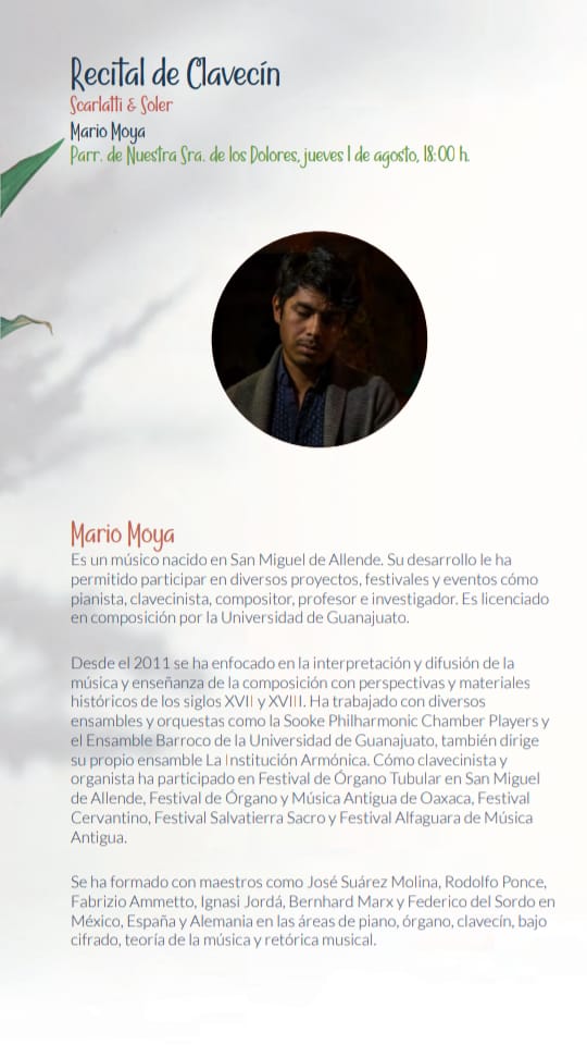 FIMUCO1's tweet photo. Programa del "Recital de Clavecín". VII FIMUCO 2019. ¡Te esperamos!
#músicabarroca #doloreshidalgoguanajuato #fimuco #comacoran #cultura #musica #doloreshidalgo #PuebloMágico #ConoceMéxico #guanajuato #GTO #México #clavecín #MarioMoya https://t.co/6yTMfHgeyR
