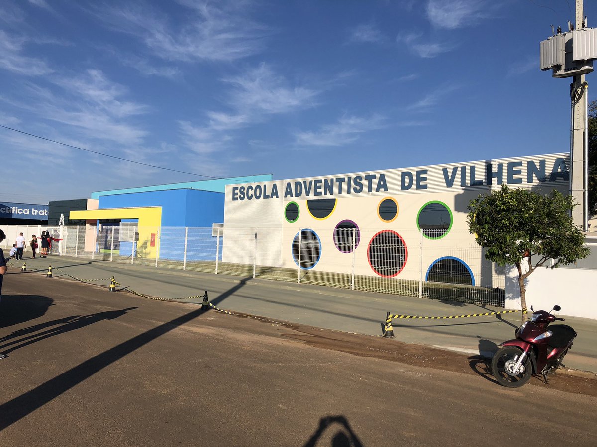 RFELBERG's tweet photo. Inauguração da Escola Adventista de Vilhena. Uma linda estrutura para pregar o evangelho através do ensino. Parabéns aos Adm pela condução desse projeto fantástico https://t.co/xaUGM60oQc