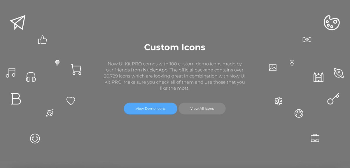CreativeTim's tweet image. The Premium version of Now UI Kit React is ready to be used and loved ❤️❤️
It is a beautiful cross-platform UI kit, built over React, React Hooks and Reactstrap using Create React App.
See for yourself ➢➢ creative-tim.com/product/now-ui…
#reactjs #React #reactstrap #UI #kit