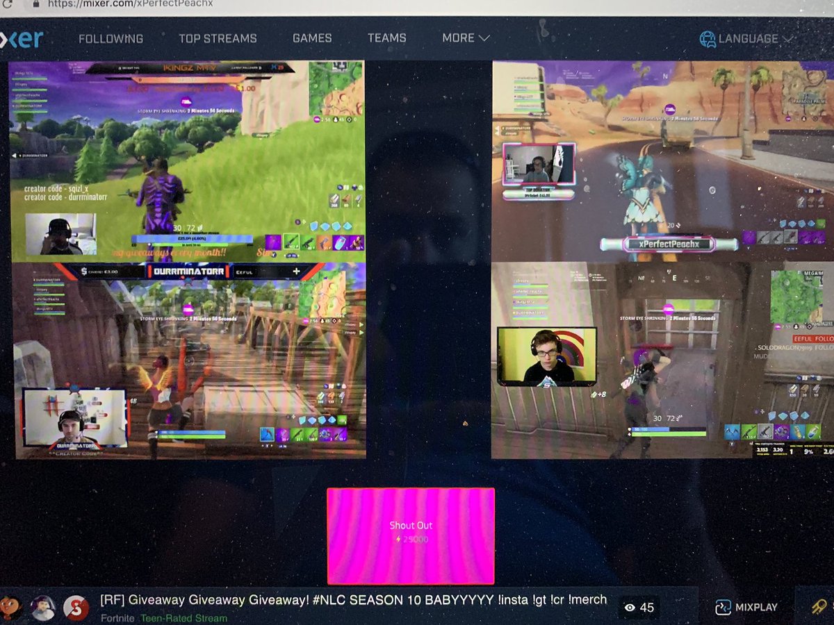Check out this Charity Co Stream on @WatchMixer with Ikingz_MTV @DURRMINATORR @PerfectPeachx @SlopeyFTW #charitystreams #streamers #Mixer