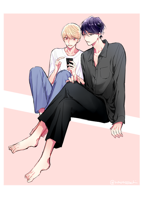 「blonde hair smartphone」 illustration images(Oldest)