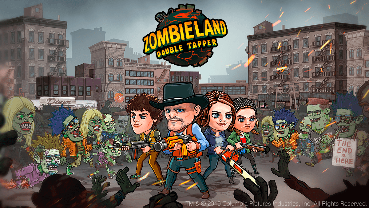 ZombielandTap's tweet photo. Announcing Zombieland: Double Tapper, a brand new game coming soon to a mobile device near you! Limber up those fingers and get ready to tap your brains out.

Nut up and PRE-REGISTER today: https://t.co/gT1PbXyemZ

💀 🔫 https://t.co/cE7LJCmDEb