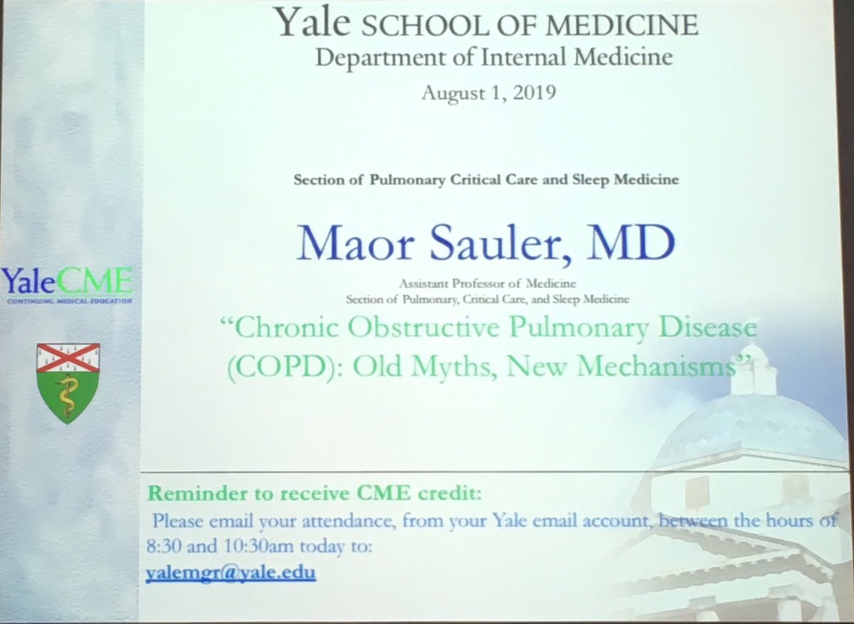 Yale Medical Grand Rounds today: @maorsauler !! One of our @YalePCCSM faculty and former fellows! #bestfaculty #bestfellows