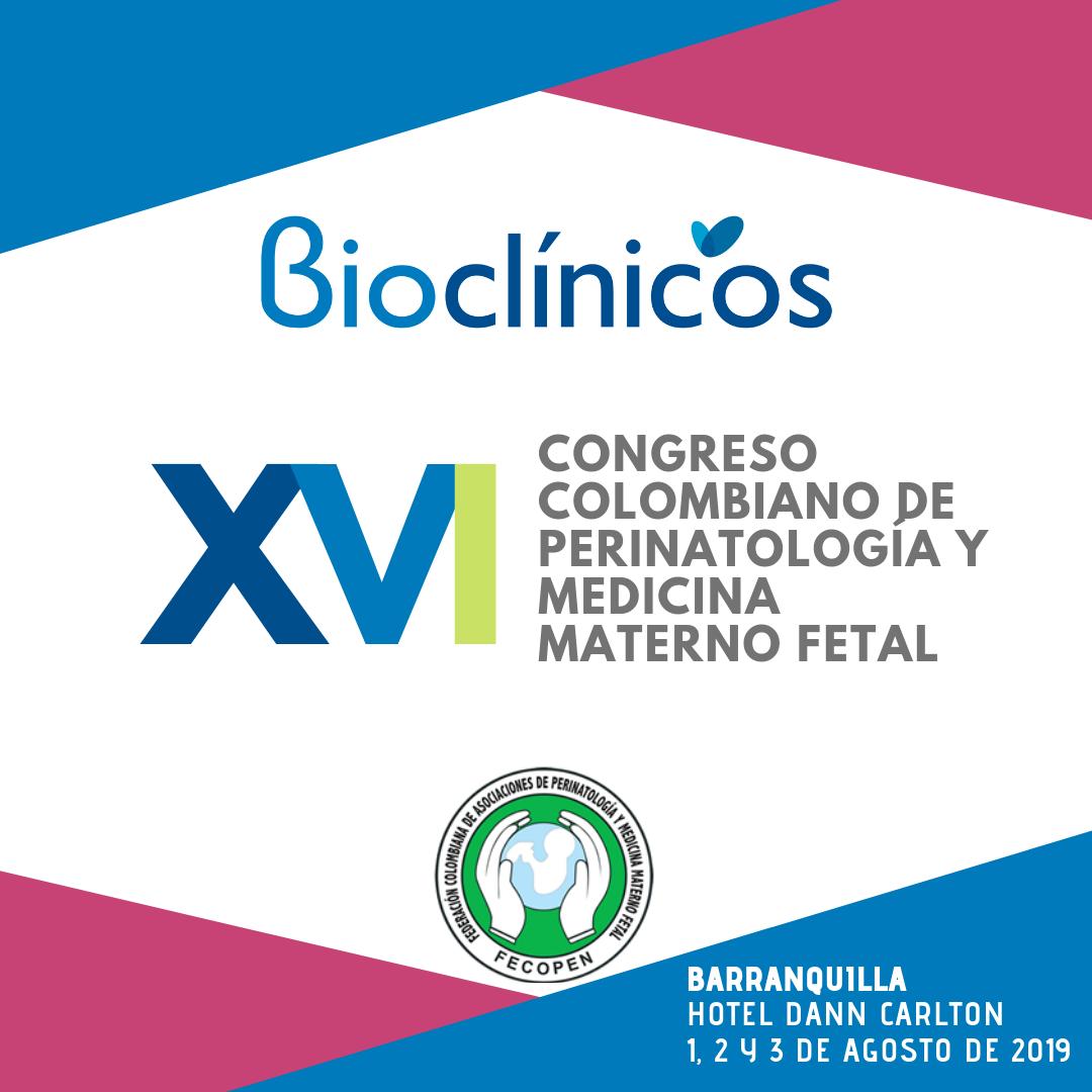BioclinicosCol's tweet photo. Los invitamos a conocer nuestros productos y promociones en el XVI Congreso Colombiano de Perinatología y Medicina Materno Fetal del 1 al 3 de Agosto de 2019, en el Hotel Dann Carlton en Barranquilla. #Fecopen #Bioclinicos #Fecolsog #Fraxx #Ultrasonido https://t.co/x85ZHDnue4