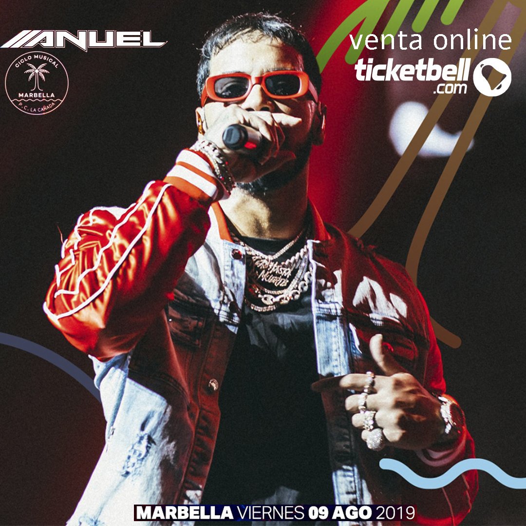 📣Sólo quedan  9⃣ días‼😱  🚨No te quedes sin tus entradas que luego te arrepentirás🚨 🎫👉ticketbell.com/musica/entrada… 

#anuelaa #anuelmarbella #marbella #parquecomerciallacañana  #ciclomusicalmarbella