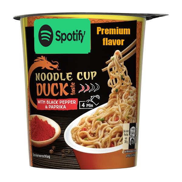 antonnewcombe's tweet photo. if @spotifyartists really cared... they could have their own brand of cup noodle... just trade a pack or two every 3 months to settle royalties with their artists. 300,000 streams=one pot noodle of your choice. https://t.co/PrGkQjg0xo