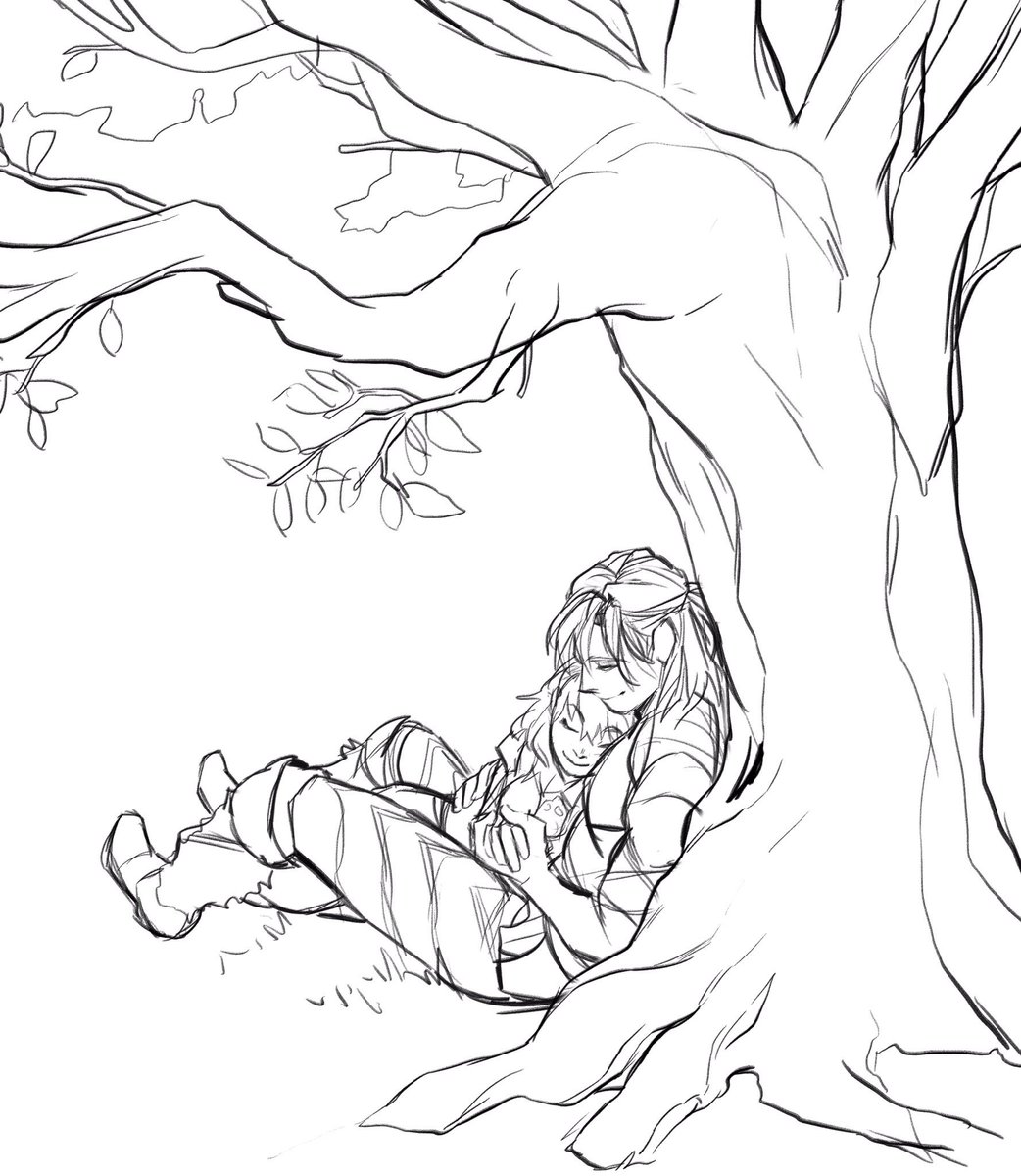 Still wondering how I will do the coloring on this illustration 