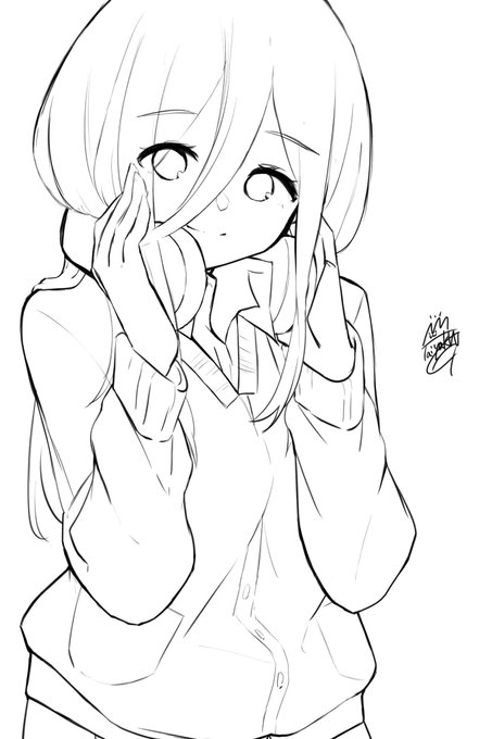 線画でけた… 