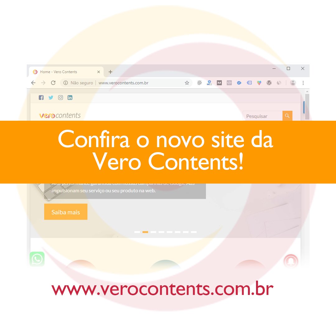 MarcelCast's tweet image. Evolução é aquilo que nos move. Para comemorar nosso 3º ano de vida, estamos com um novo site no ar. Confira!
.
verocontents.com.br
.
.
#agenciadigital #marketingdigital #novosite #mktdigital #inboundmarketing