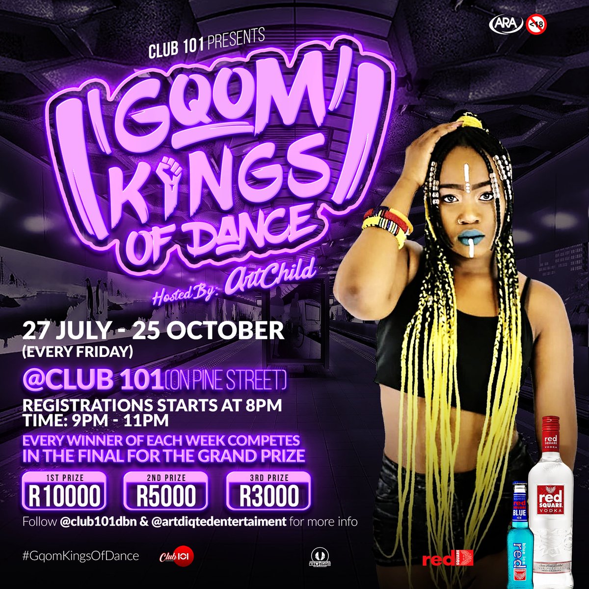 artchildafriika's tweet photo. Check out the first Episode of Gqom Kings Of Dance Season 1 presented by @Club101 Hosted by Artchild 

https://t.co/uzr0umap7a https://t.co/sKxlVpUcdi