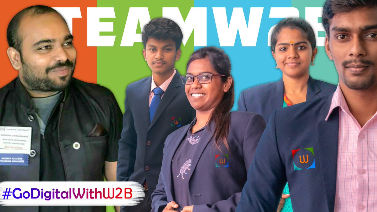 w2bweb's tweet image. A group becomes a team when each member is sure enough of himself and  contribution to praise the skills of others.
If you choose to not deal with an issue,
then give us the right of control over the issue 
and We will create you the path of Solution.
#GoDigitalWithW2B #TeamW2B