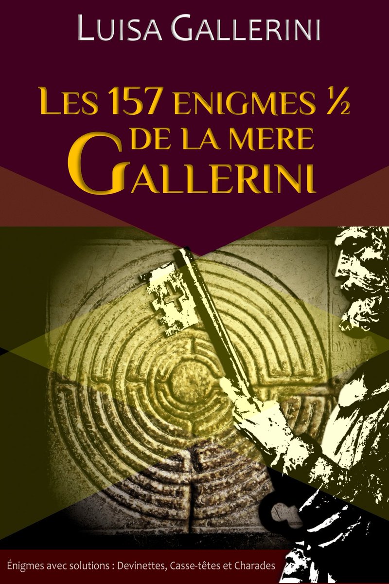 LuisaGallerini's tweet image. Vous aimez les #devinettes, les #charades, les #cassetêtes ? 
Vous résistez rarement à un nouveau #défi à relever ? 
Venez affronter la mère Gallerini en 157 #énigmes ½ ! 
=&amp;gt; amzn.to/2SXmG5a
