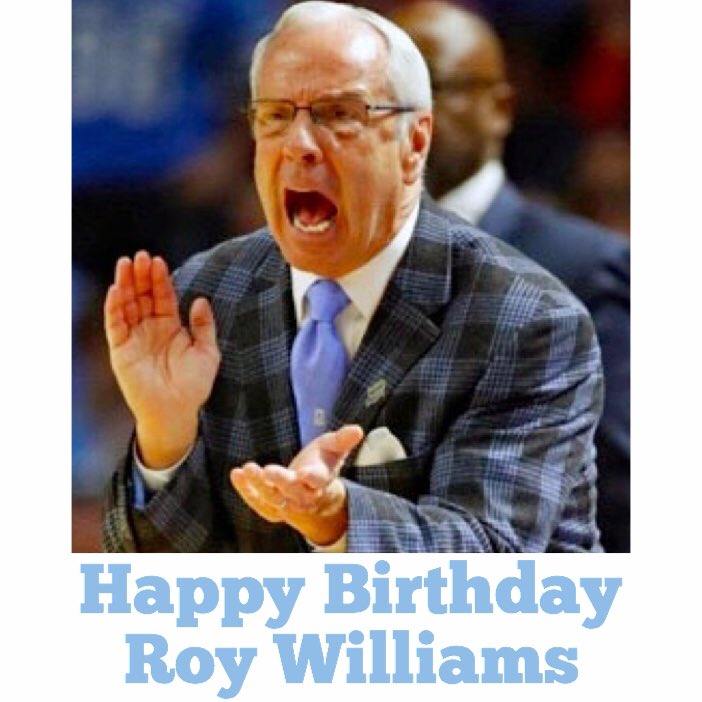 Happy 69th Birthday to Roy Williams
-UNC Head Coach (2003-Present)
-871 Career Wins (453 at UNC)
-3 National Championships (2005, 2009, 2017)
-9 Final Four Appearances (5 at UNC)
-9 ACC Regular Season Championships
-9x National Coach of the Year (5x at UNC)
