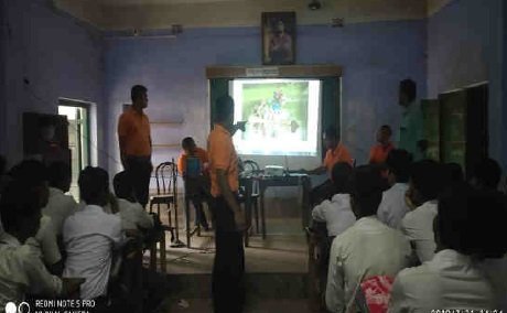 WBPolice's tweet photo. An awareness programme was organized by #DisasterManagementGroup of #SAP9thBn. Sandhaya, Krishnagar,Nadia among students to make them aware of safety related issues during natural calamities. https://t.co/fs0fYPtTIz