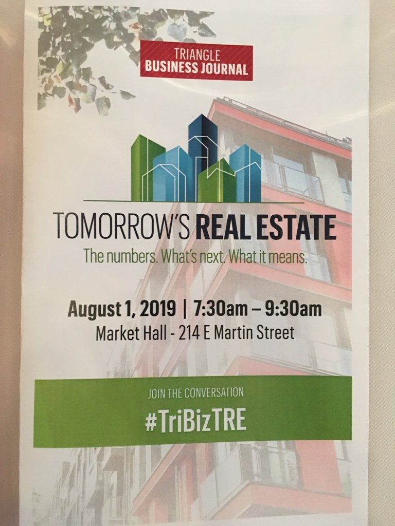 DesignResponse's tweet image. Knowledgeable panel and thoughtful discussion of RE issues at TBJ’s event in Market Hall this morning.
#TriBizTRE