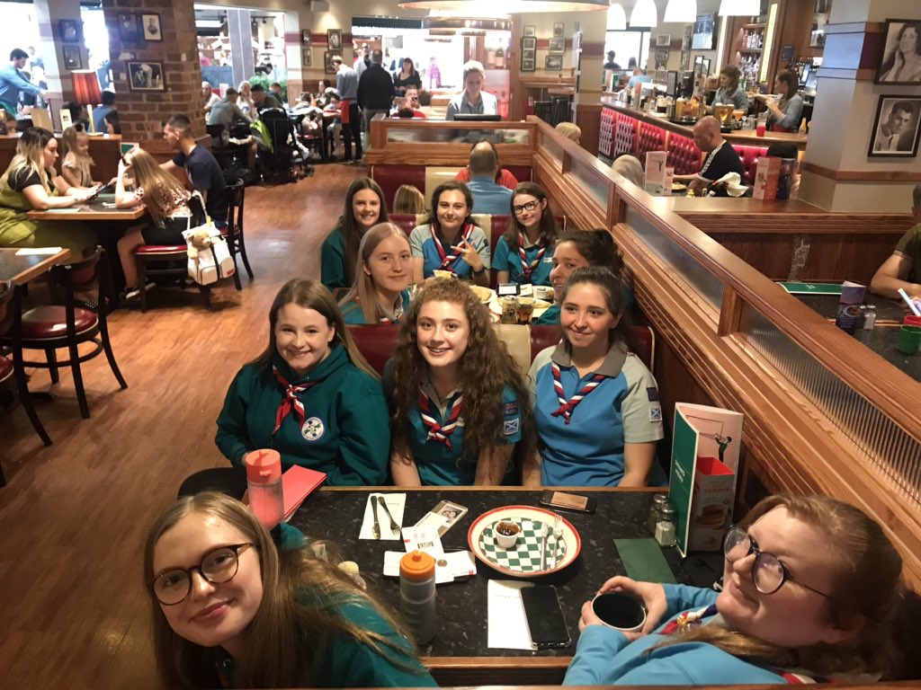 Delayed flight just means more time for lunch!