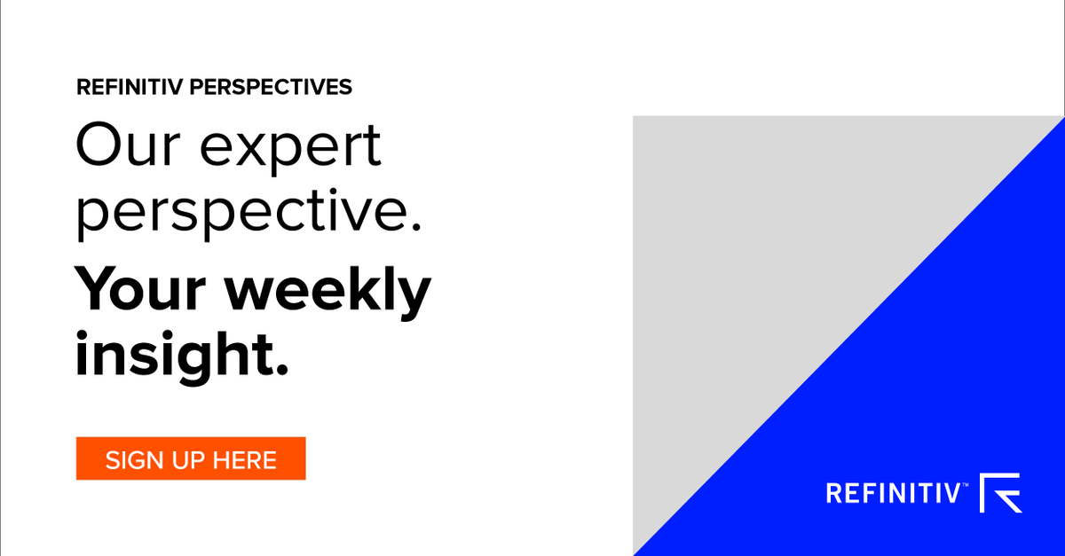 Discover the latest thought leadership, intelligence, and expertise you need to find answers you trust from Refinitiv Perspectives. Subscribe to our weekly newsletter today: refini.tv/2OFDcZd