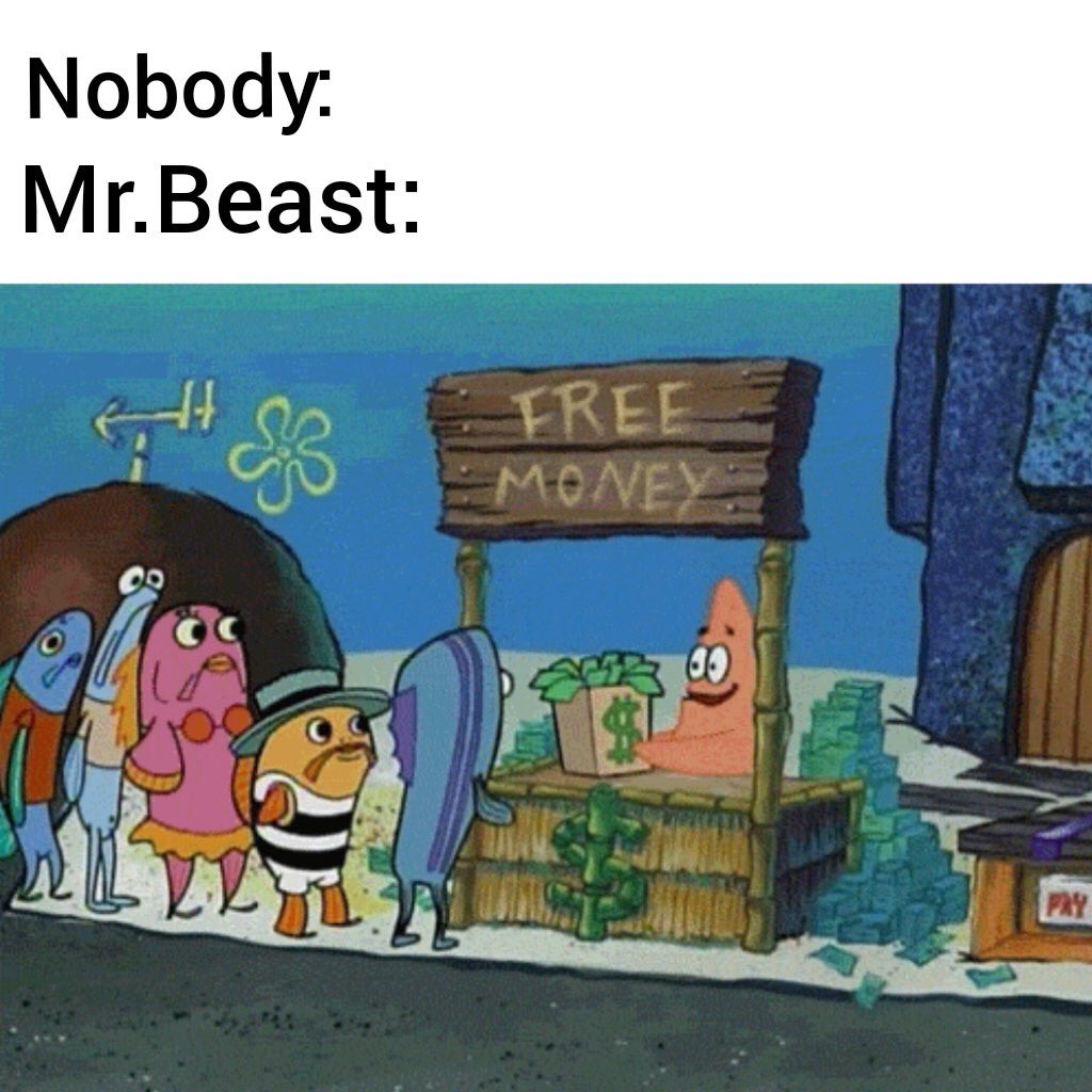 ThiagosActionTV's tweet photo. @MrBeastYT Ayeeeee Free Money 😁😁😁 https://t.co/aueRhiAKgg