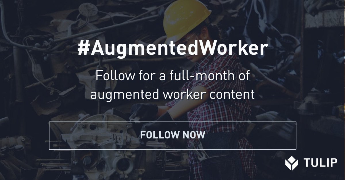 tulipinterfaces's tweet image. Today we&apos;re kicking off #AugmentedAugust. Get acquainted with augmentative technologies, understand why manufacturing needs augmentation, why augmentation is key to optimizing human performance, and where to incorporate augmentation on the shop floor.  Follow #AugmentedWorker