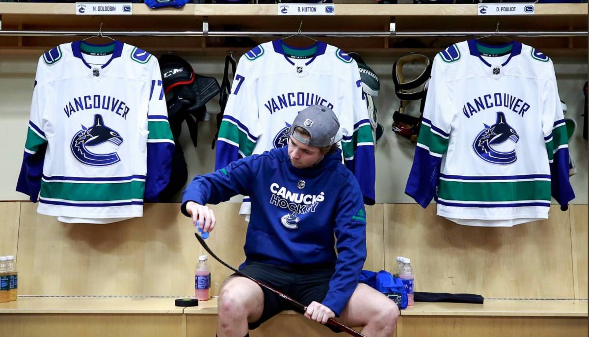 georgiastraight's tweet photo. Where will former Vancouver Canuck Ben Hutton eventually land? https://t.co/hyZF2k1k1P #Vancouver #Canucks #NHL #BenHutton https://t.co/ZtkTIT0hCB