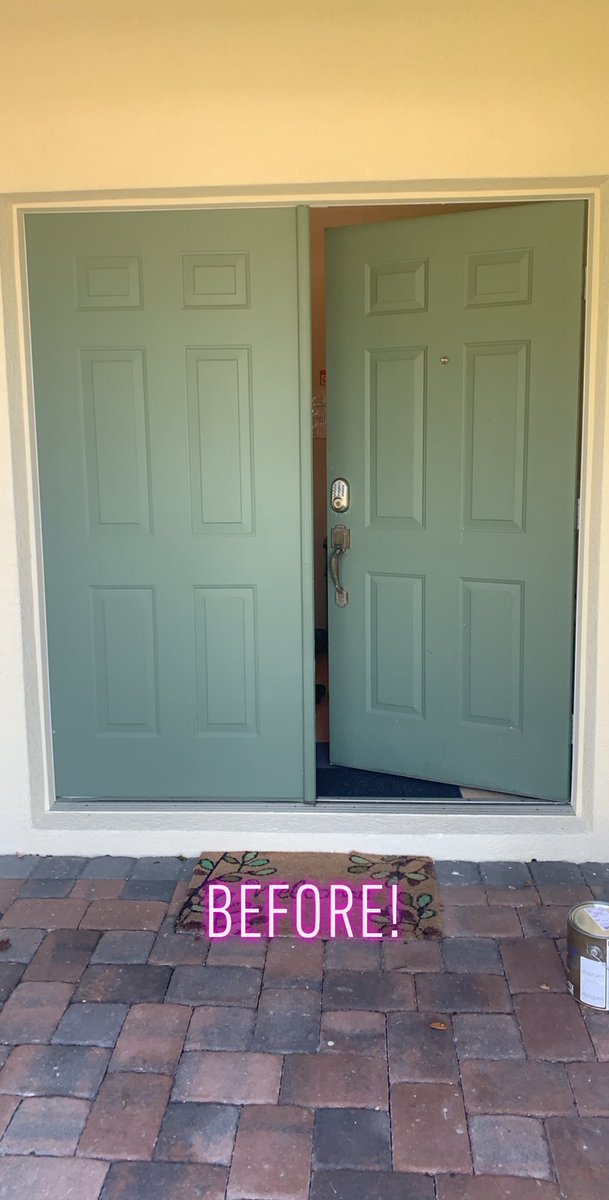 beatonvilla's tweet photo. It’s been a very busy first 5 days in Florida, painted the front of the house, cleaned all the Facia’s Changed the colour of the Front door, purchased a new 55” 4K TV for the Lounge. New Toilet in the Mikey Bathroom.  #Enjoyingmyholiday https://t.co/2DoYUByrAx