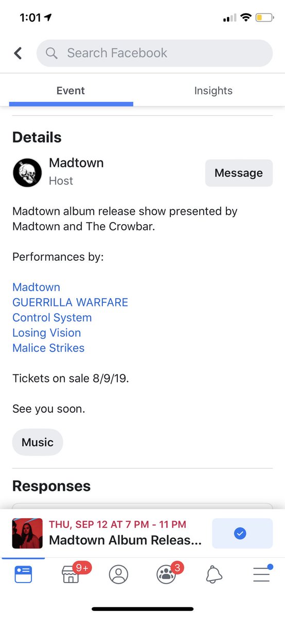 thisismadtown's tweet photo. September 12th, Madtown Album Release Show.

Stacked show. Flyer and more announcements coming soon.
https://t.co/ABPpHOFTlY

See you there. 😛 https://t.co/vKjF0MOGpz