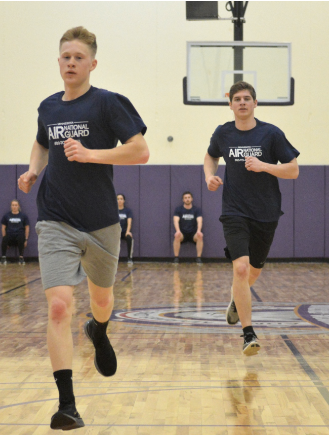 ANG_Recruiting's tweet photo. We pass the torch to the next generation of Airmen. Newly enlisted Minnesota guardsmen complete the Rookie Ranks program to prepare for basic training and military life. #AirNationalGuard #GoANG #StrongerTogether #MNANG https://t.co/xsmp5TPgCb