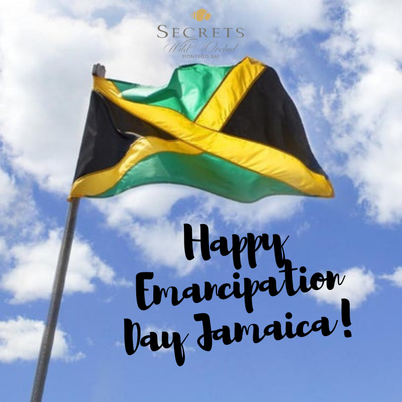 SecretsWOrchid's tweet photo. We are proud to celebrate freedom on this Happy #EmancipationDay Jamaica! @SecretsResorts https://t.co/uMai082Mcu