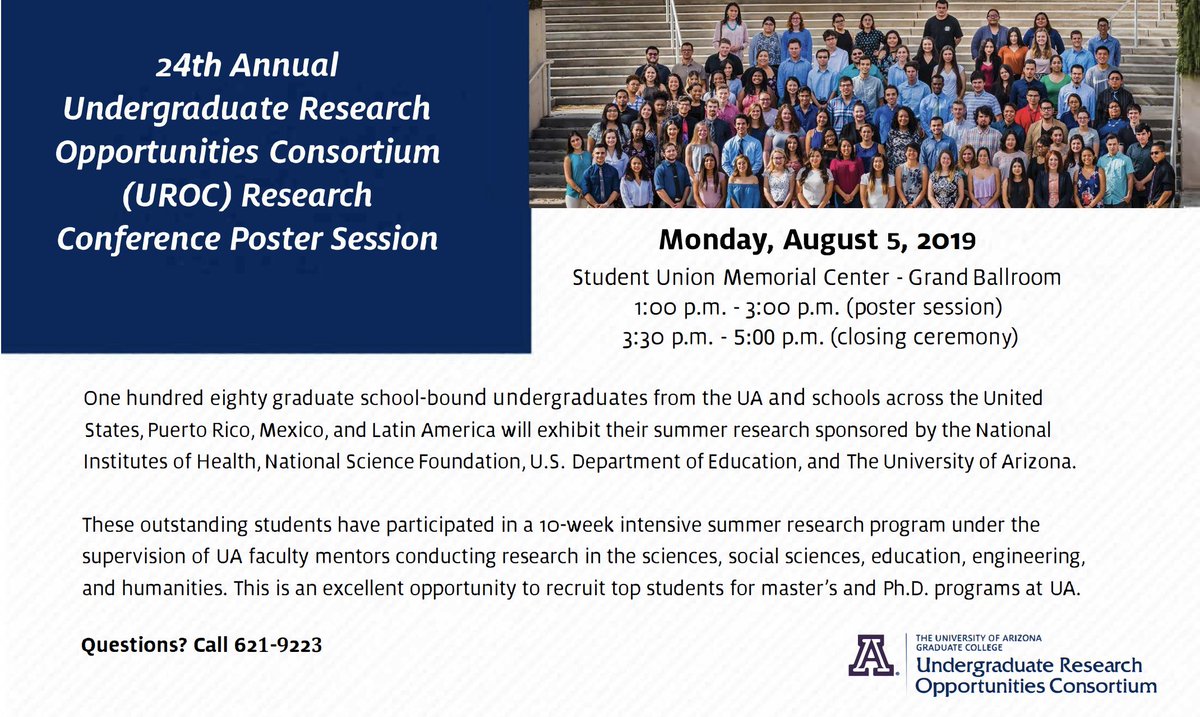 Our summer REU students, Rachel & Rick, will be presenting their research on soil organic matter characterization of the B2 TRF soils this Monday, Aug 5, at the UROC Poster Session (details in last picture). We are extremely proud of the work they have done. Come say hi! #B2WALD