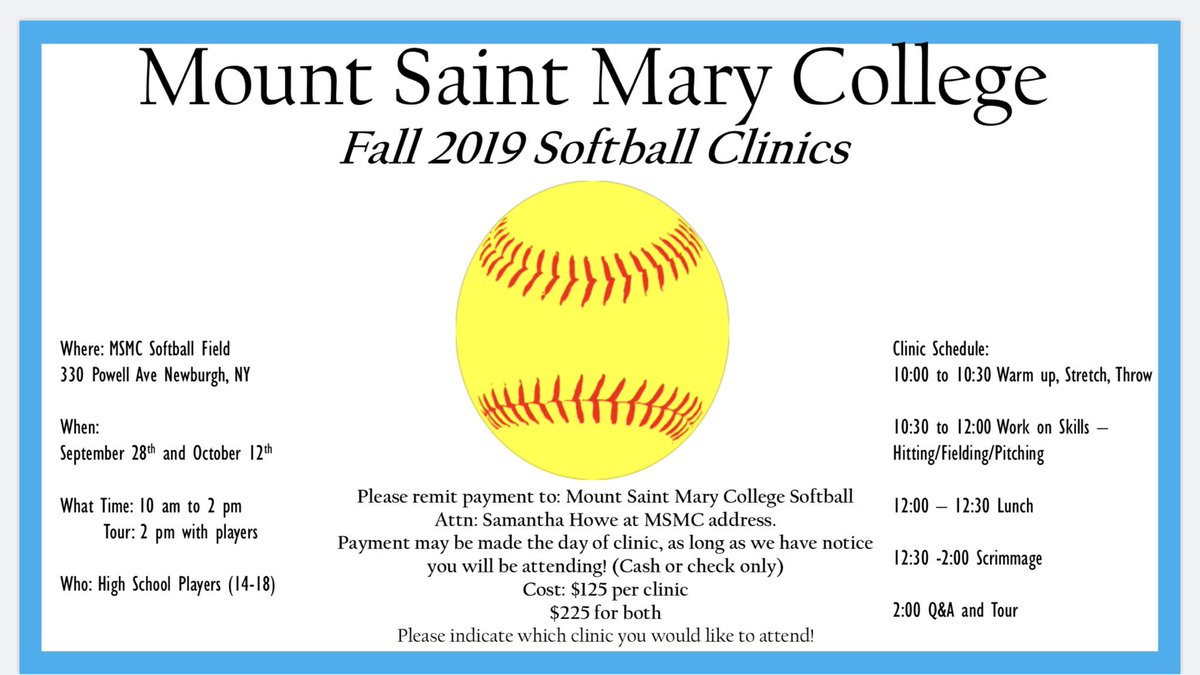 Attention Beacon Varsity and JV softball players! Here’s a awesome opportunity for offseason work! <a href="/BCSDBulldogs/">Beacon Athletics</a> @beacongirlssof1 @Tobin_PE