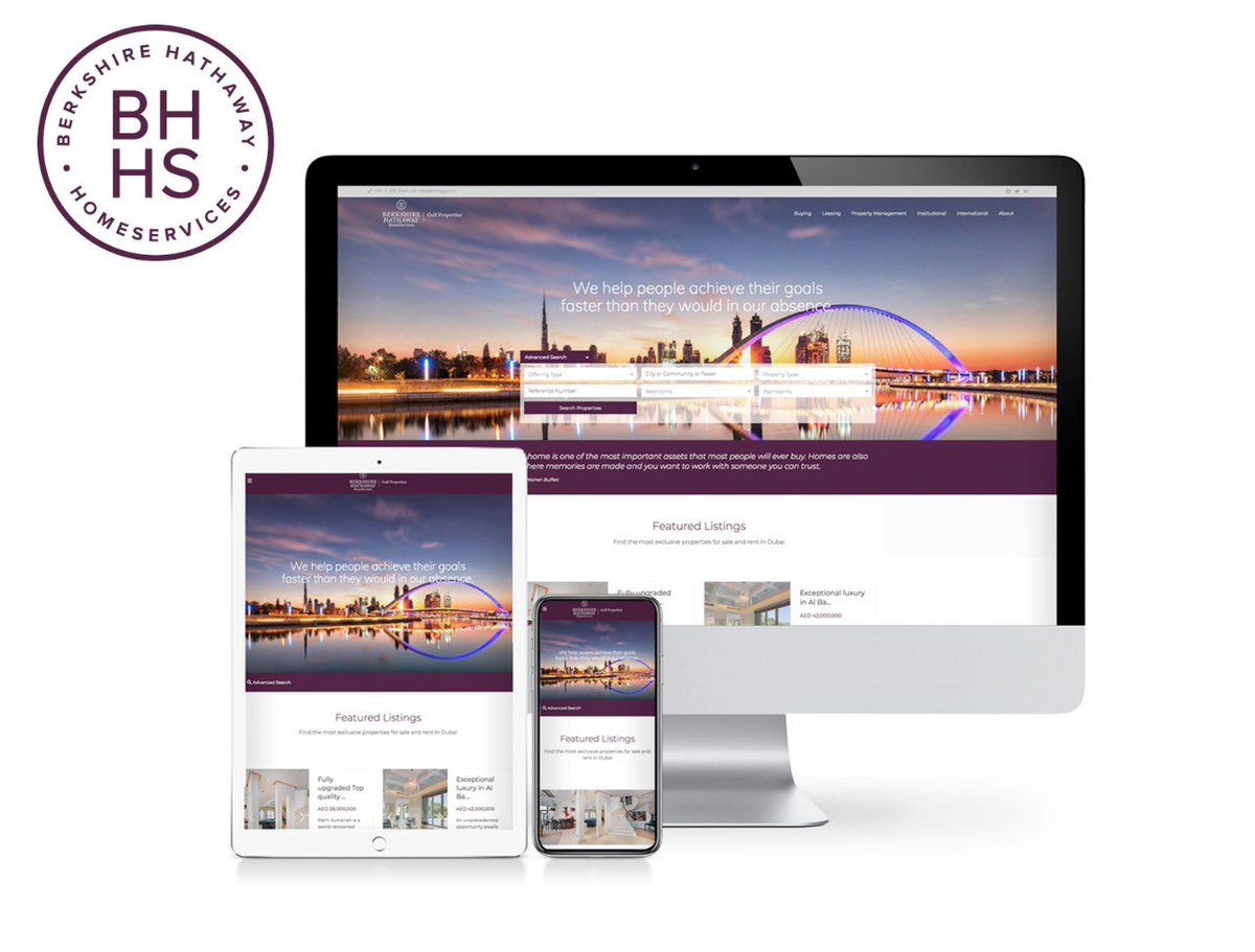 Our new website is live 👏🏻 👏🏻👏🏻 go and check it out bhhsgp.com #berkshirehathawayhomeservices  #bhhsgp #mydubai #website #realestate #technology #properties #institutional #assets #investment #sales #buying #leasing #propertymanagement