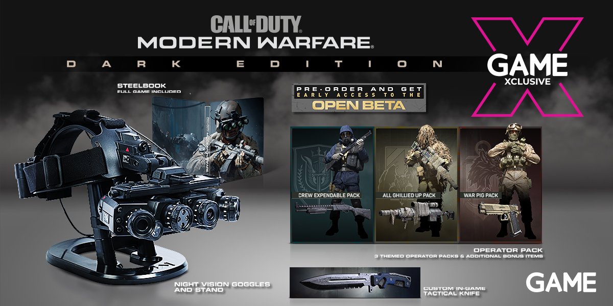 Call of Duty MW Dark Edition ナイトビジョンゴーグル-