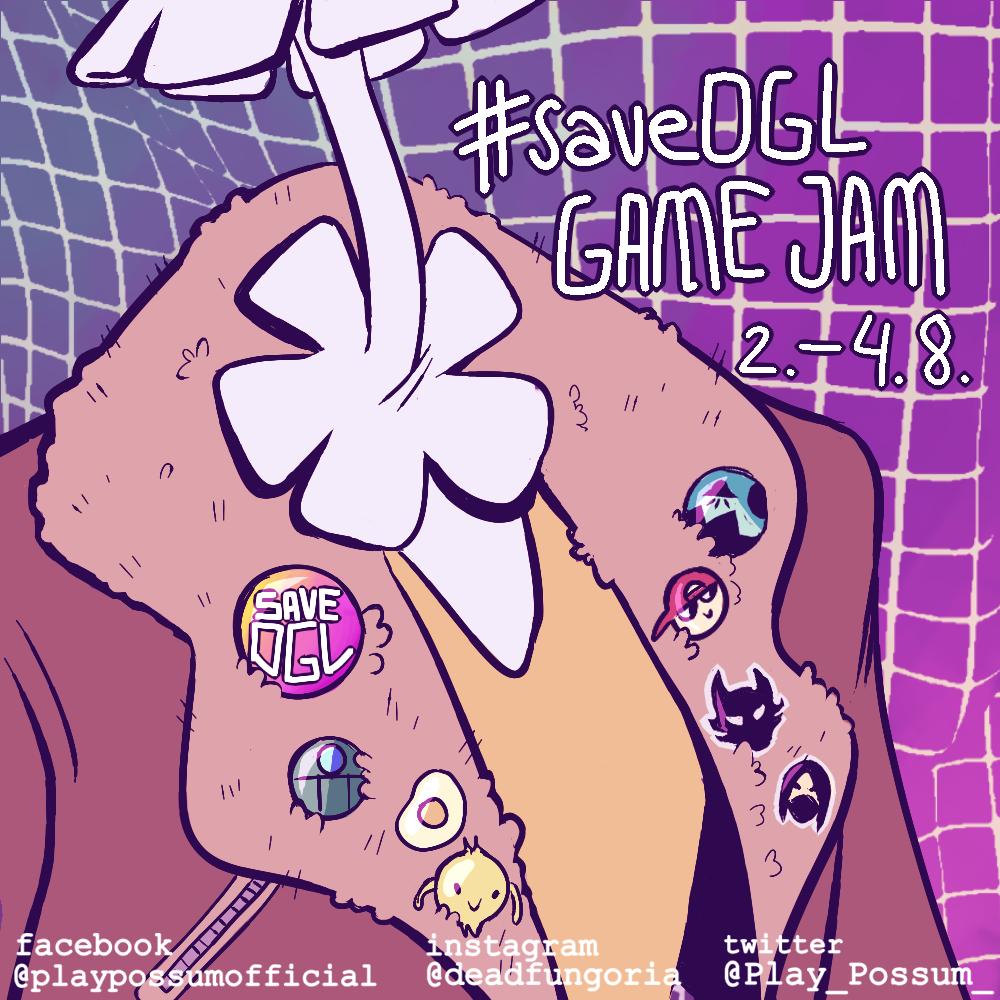 Play_Possum_'s tweet photo. Without @OuluGameLab there would be no Play Possum or mushrooms trying to uncover deep secrets! That's why Possums stand with #SaveOGL ! 🍄👾

Join the #SaveOGL Game Jam this weekend!🖤

👇Check out the Facebook event👇
https://t.co/NTJ2PwjrbO

#deadfungoria #indiegame #gamejam https://t.co/ocFnmhtXZS
