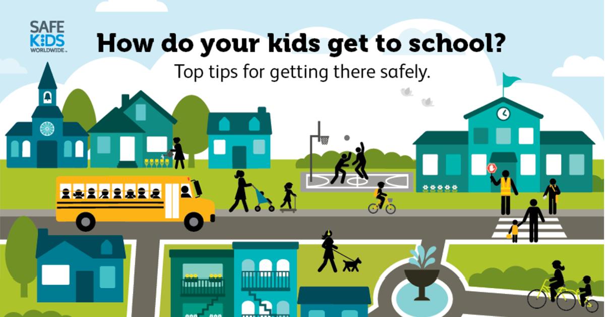 It’s Back to School time! Make sure your kids get to school safely this year, no matter what mode of transportation they take. #backtoschool bit.ly/2aW8BAy