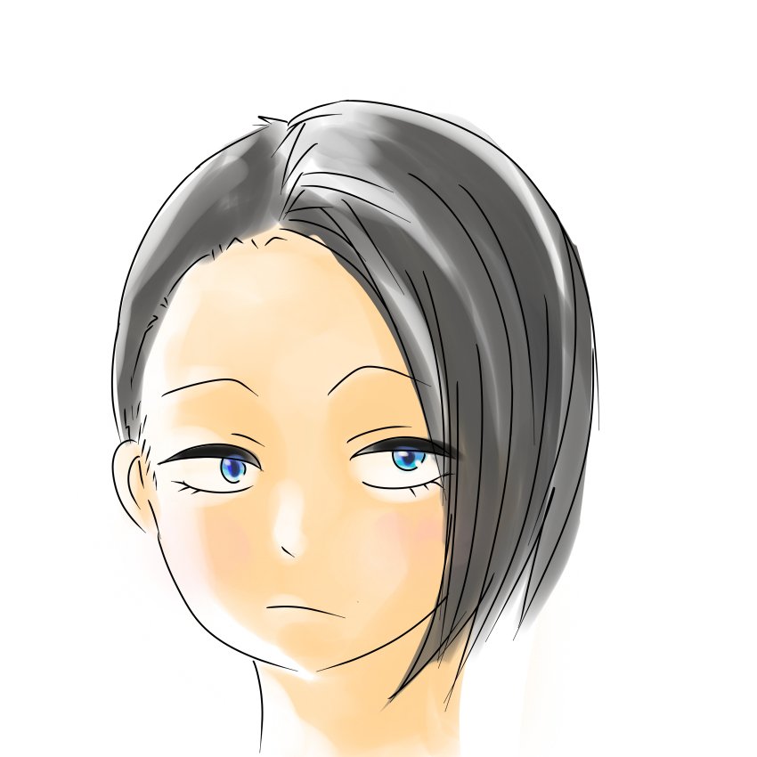 お絵かkika祭 F W On Twitter かわいい三白眼の描き方練習中