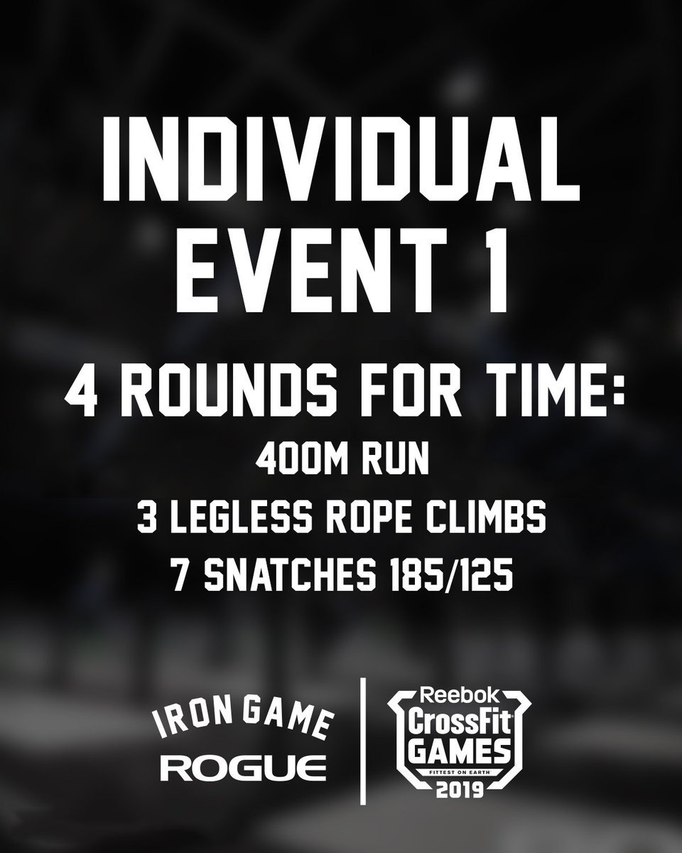 Image result for event 1 crossfit games 2019 rope