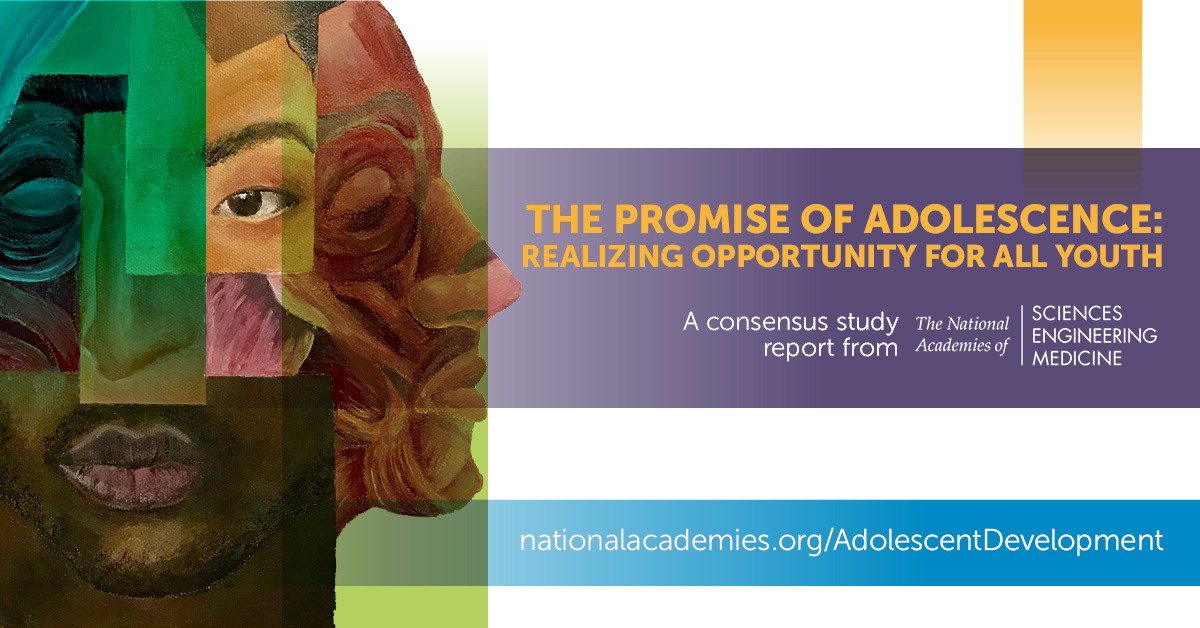 theNASEM's tweet image. Supportive relationships with adults (like teachers, parents, and mentors) are critical for fostering positive outcomes for adolescents. These supportive relationships are as important for adolescents as they are for young children. ow.ly/PKpj50vjEvF #PromiseofYouth